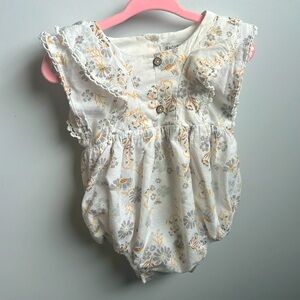 Rachel Zoe keyhole back bubble romper